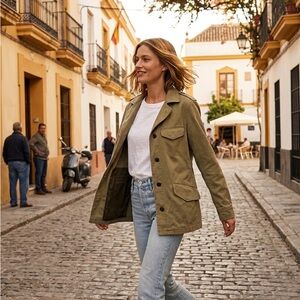 Rag & Bone Khaki Utility Jacket